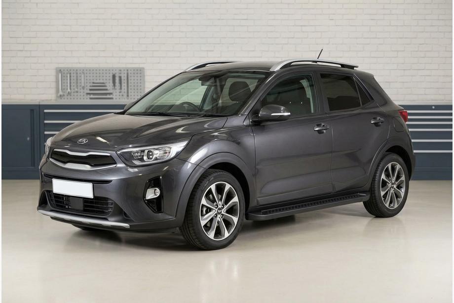 Kia Stonic 2017– Sidosteg Allmond Black (2 st, aluminium) Image