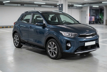 Kia Stonic 2017– Sidosteg Tayga Black (2 st, aluminium) foto 1