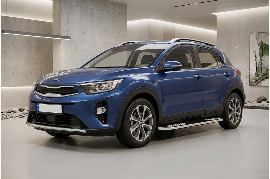 Kia Stonic 2017– Sidosteg Tayga V2 (2 st, aluminium) Image