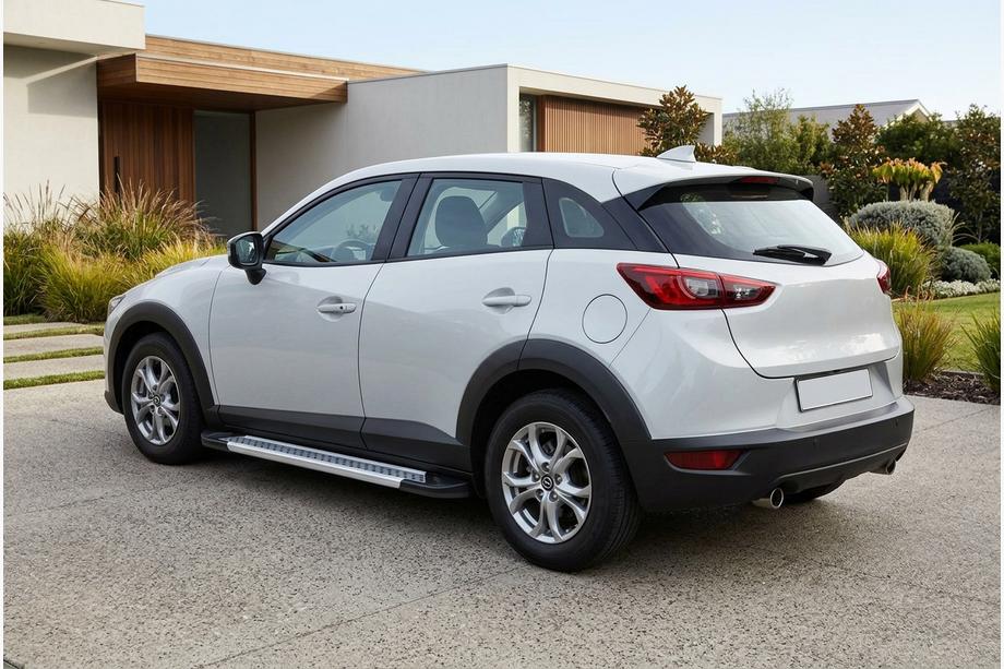 Mazda CX-3 2015– Sidosteg Vision New Grey (2 st, aluminium) Image