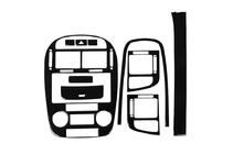 Kia Cerato 1 2004–2009 Instrumentpanelkåpor 2006-2009 Aluminium, med AC foto 3