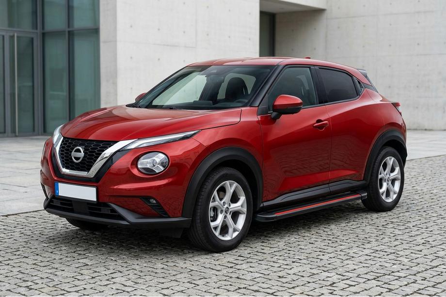 Nissan Juke 2020– Sidosteg Maya Red (2 st, aluminium) Image