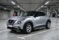 Nissan Juke 2020– Sidosteg Rainbow (2 st, aluminium) foto 1