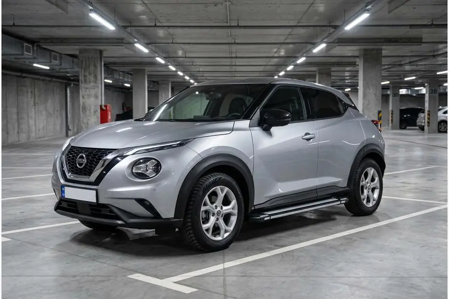 Nissan Juke 2020– Sidosteg Rainbow (2 st, aluminium) Image