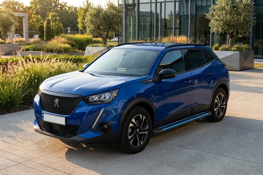 Peugeot 2008 2019– Sidosteg Maya Blue (2 st, aluminium) Image