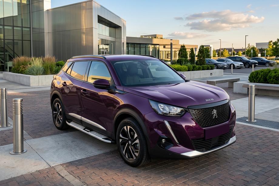 Peugeot 2008 2019– Mevsim Grey sidosteg (2 st, aluminium) Image