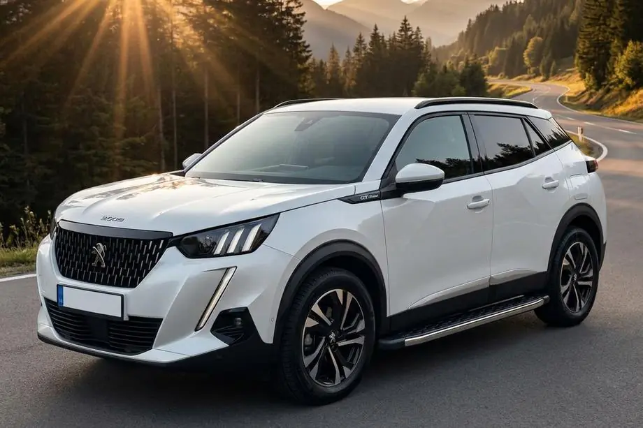 Peugeot 2008 2019– Sidosteg BlackLine (2 st, aluminium) Image