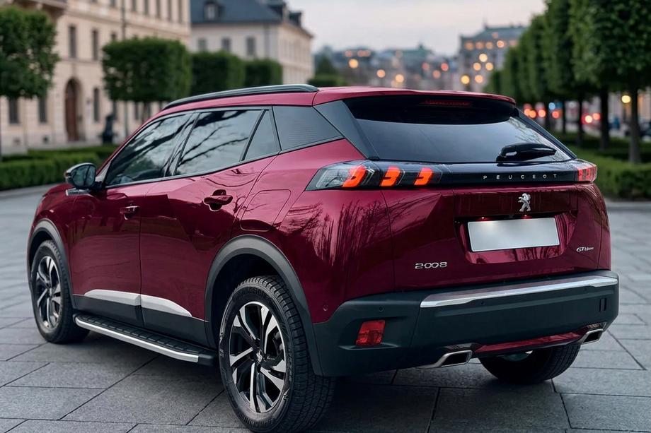 Peugeot 2008 2019– Sidosteg Fullmond (2 st, aluminium) Image