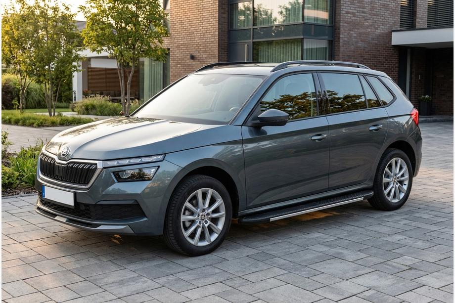 Skoda Kamiq 2019– Sidotrösklar Bosphore Grey (2 st, aluminium) Image