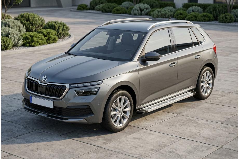 Skoda Kamiq 2019– Sidosteg Maya V2 (2 st, aluminium) Image