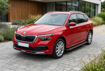 Skoda Kamiq 2019– Sidosteg Maya Red (2 st, aluminium) foto 1