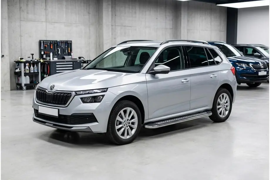Skoda Kamiq 2019– Sidosteg Maydos V2 (2 st, aluminium) Image