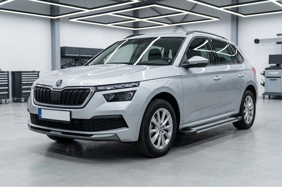 Skoda Kamiq 2019– Sidosteg Rainbow (2 st, aluminium) Image