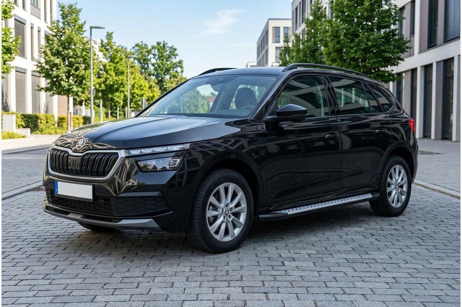 Skoda Kamiq 2019– Sidosteg Allmond Grey (2 st, aluminium) Image