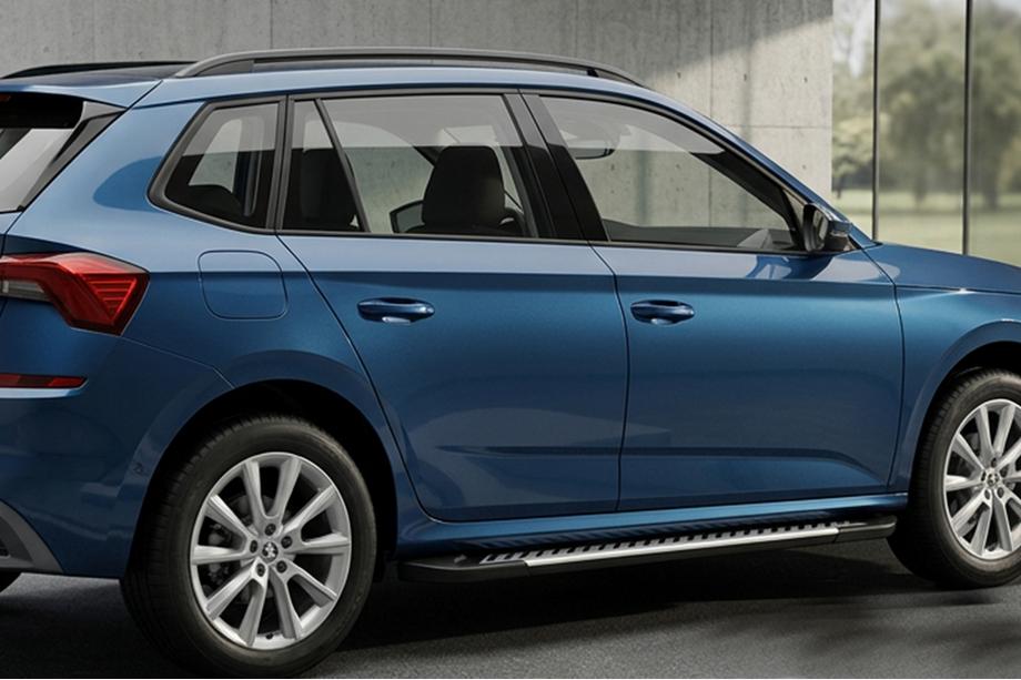 Skoda Kamiq 2019– Sidosteg Line (2 st, aluminium) Image