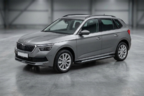 Skoda Kamiq 2019– Sidosteg Vision New Black (2 st, aluminium) foto 1