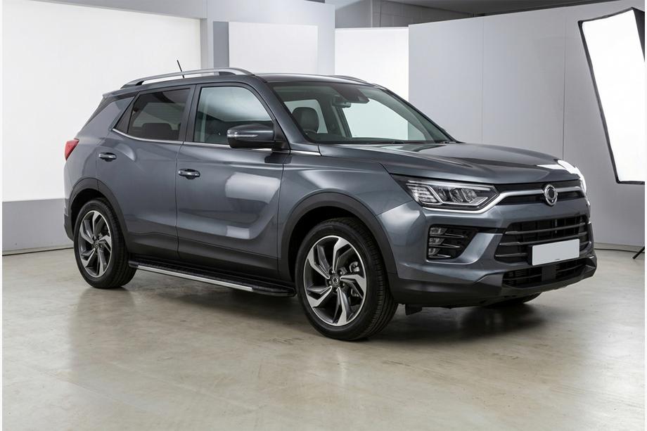 SsangYong Korando 2019– Sidotrösklar Bosphore Grey (2 st, aluminium) Image