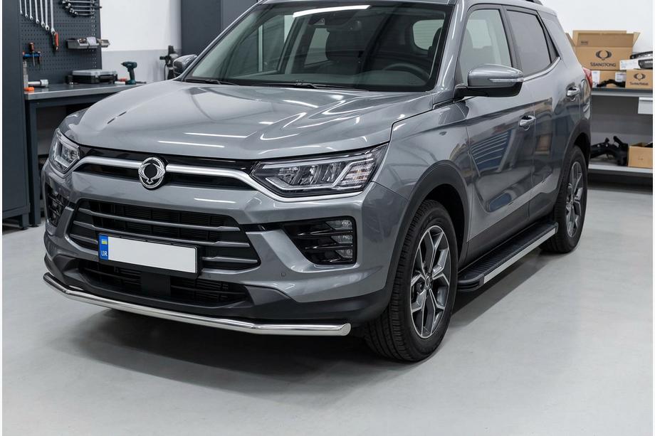 SsangYong Korando 2019– Sidosteg Maya V1 (2 st, aluminium) Image
