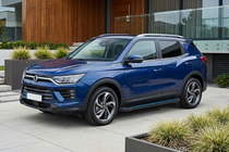 SsangYong Korando 2019– Sidosteg Maya Blue (2 st, aluminium) foto 1