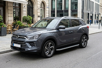 SsangYong Korando 2019– Sidosteg Tayga Grey (2 st, aluminium) foto 1