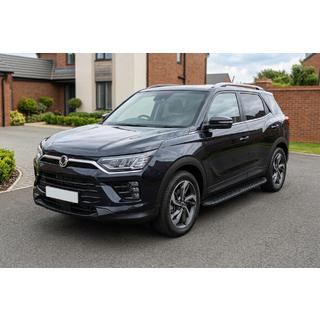 Sidosteg Tayga Black (2 st, aluminium) foto 1