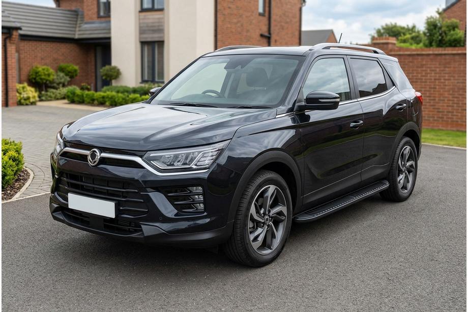 SsangYong Korando 2019– Sidosteg Tayga Black (2 st, aluminium) Image