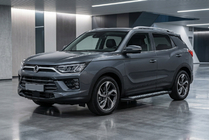SsangYong Korando 2019– Sidosteg Vision New Black (2 st, aluminium) foto 1