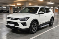 SsangYong Korando 2019– Sidosteg Vision New Grey (2 st, aluminium) foto 1