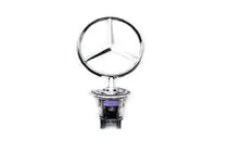 Mercedes S-class W140 1991–1998 Emblem med riktkors (med text) foto 2