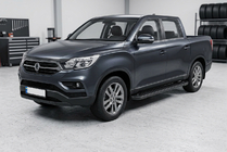 SsangYong Musso II 2018– Sidosteg Allmond Black (2 st, aluminium) foto 1