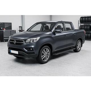 Sidosteg Allmond Black (2 st, aluminium) SsangYong Musso ІІ 2018– foto 1