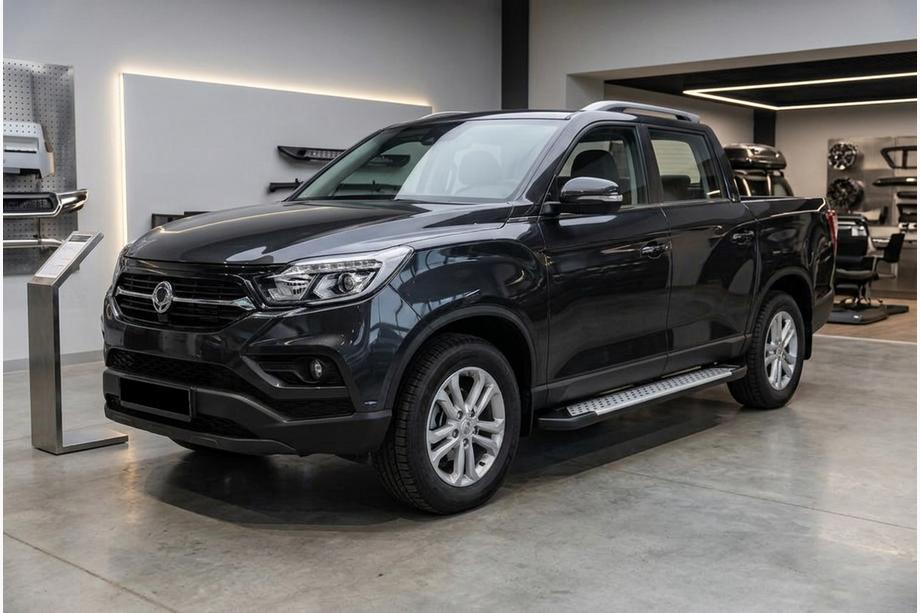 SsangYong Musso II 2018– Sidosteg Allmond Grey (2 st, aluminium) Image
