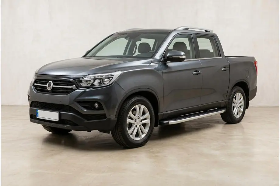 SsangYong Musso II 2018– Sidosteg Fullmond (2 st, aluminium) Image