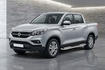 SsangYong Musso II 2018– Sidosteg Tayga V2 (2 st, aluminium) foto 1