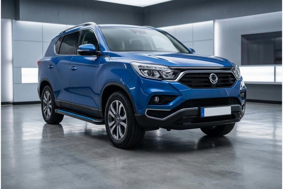 SsangYong Rexton II 2017– Sidosteg Maya Blue (2 st, aluminium) Image