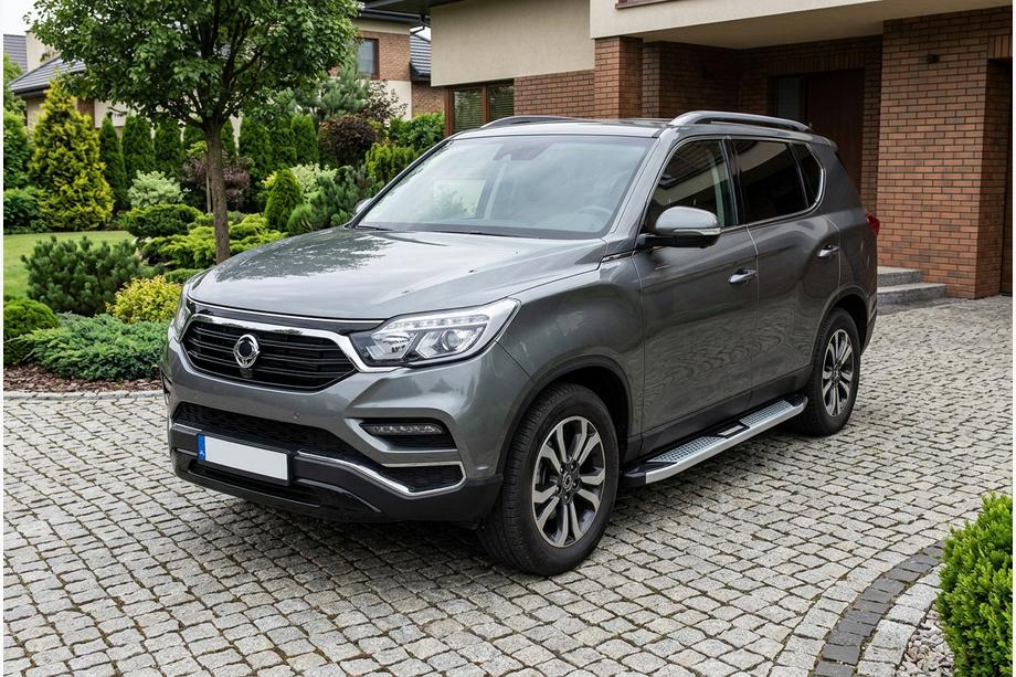 SsangYong Rexton II 2017– Mevsim Grey sidosteg (2 st, aluminium) Image