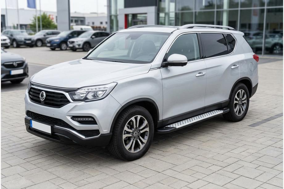 SsangYong Rexton II 2017– Sidosteg Allmond Grey (2 st, aluminium) Image