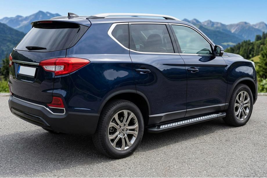 SsangYong Rexton II 2017– Sidosteg Vision New Black (2 st, aluminium) Image