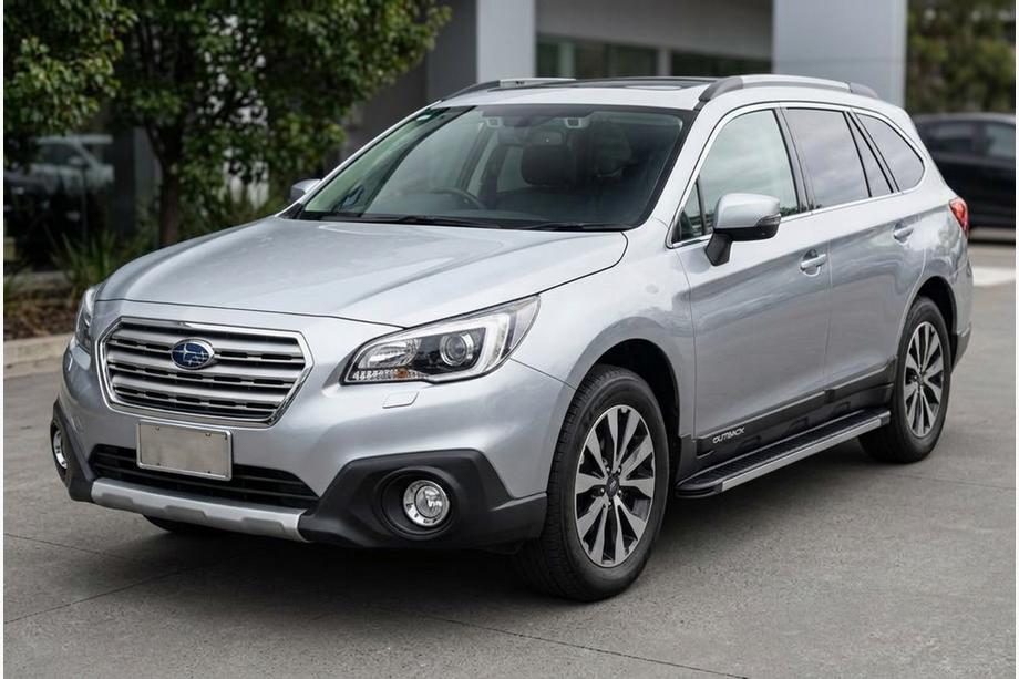 Subaru Outback 2014–2019 Sidosteg Maya V1 (2 st, aluminium) Image