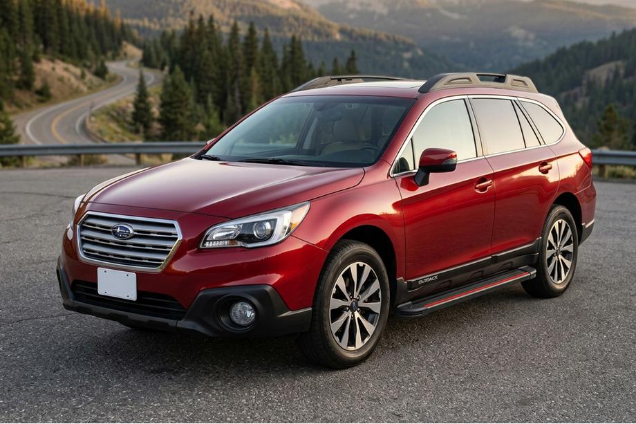 Subaru Outback 2014–2019 Sidosteg Maya Red (2 st, aluminium) Image