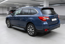 Subaru Outback 2014–2019 Sidosteg Rainbow (2 st, aluminium) foto 1
