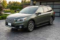 Subaru Outback 2014–2019 Sidosteg Allmond Black (2 st, aluminium) foto 1