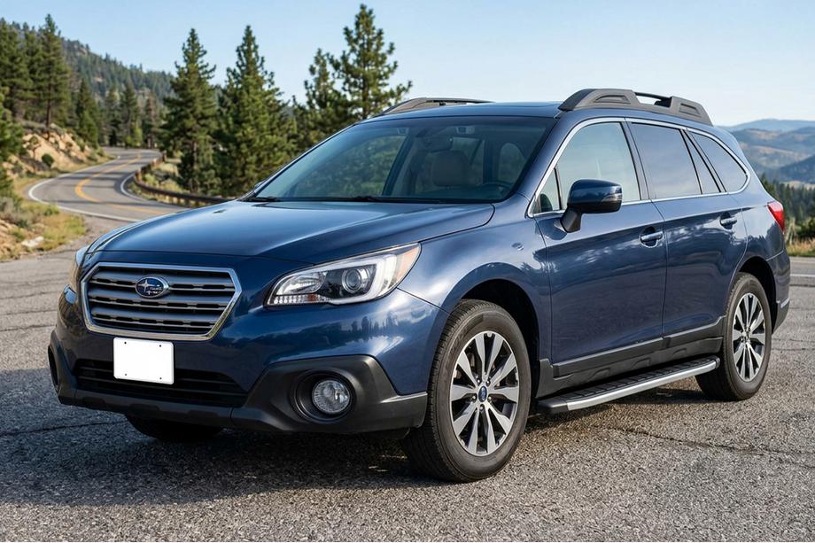 Subaru Outback 2014–2019 Sidosteg Fullmond (2 st, aluminium) Image