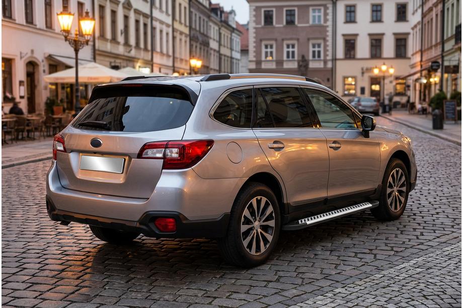 Subaru Outback 2014–2019 Sidosteg Line (2 st, aluminium) Image