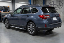 Subaru Outback 2014–2019 Sidosteg Sunrise (2 st, aluminium) foto 1
