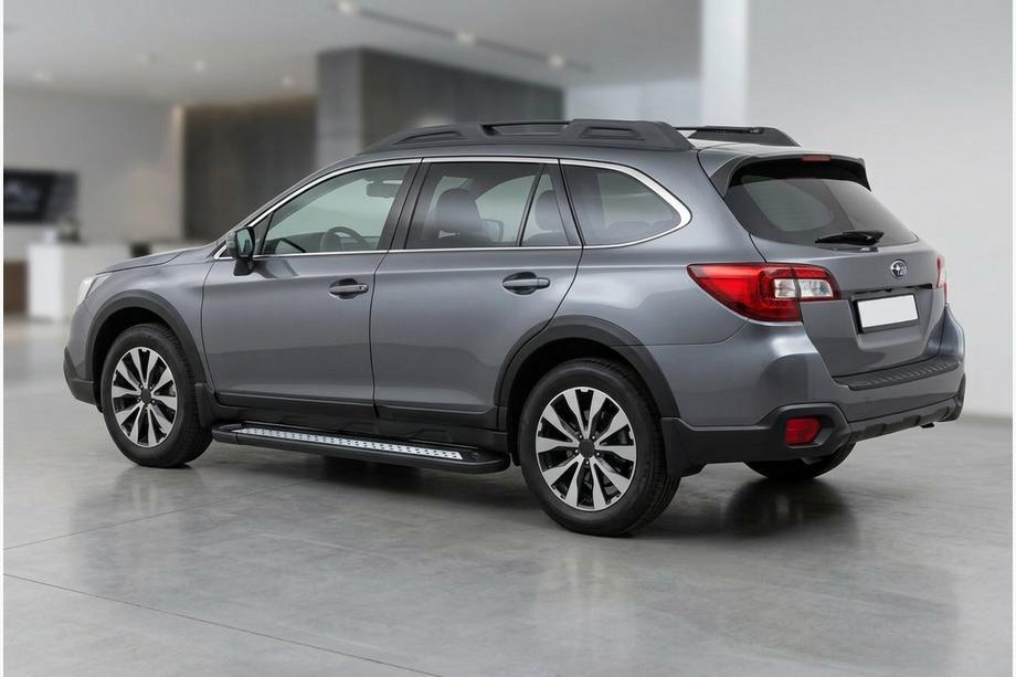 Subaru Outback 2014–2019 Sidosteg Vision New Black (2 st, aluminium) Image