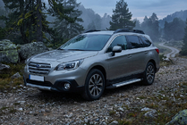 Subaru Outback 2014–2019 Sidosteg Vision New Grey (2 st, aluminium) foto 1