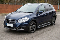 Suzuki SX4 S-Cross 2013–2016 Sidosteg Bosphorus Grey (2 st, aluminium) foto 1