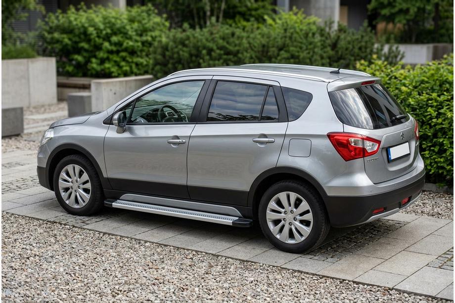 Suzuki SX4 S-Cross 2013–2016 Sidosteg Maya V2 (2 st, aluminium) Image