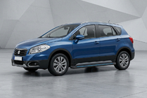 Suzuki SX4 S-Cross 2013–2016 Sidosteg Maya Blue (2 st, aluminium) foto 1